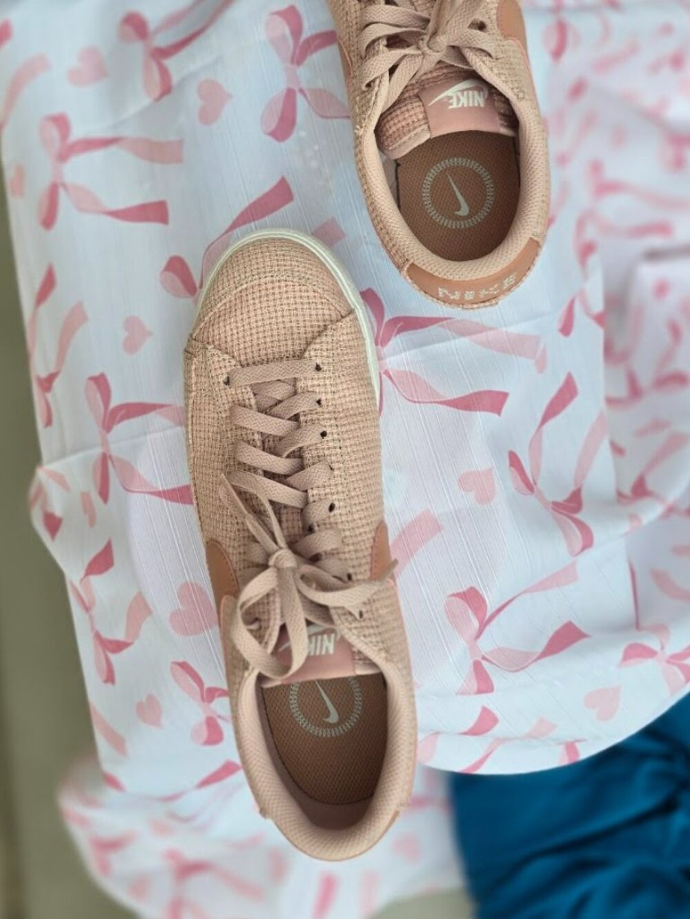 Women's Nike Blazer Low Platform Essential in the Pink Oxford